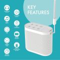 Flexi Dream | White Noise Machine Baby Adults | 21 Soothing Sounds Sleeping Nursery Travel Home Office | 16 Hours Play | USB Rechargeable 4 Timer | 32 Levels Volume (White). 