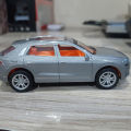Audi A3 Hatchback Model Mini Metal Car Toy For Kids - Pull Back and Die cast - 4 inches - Grey. 