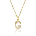 Initial Necklace For Women Gold Silver Color Letter Chain 26 A-Z English Alphabet Pendant Necklace Jewelry. 