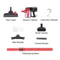 Moosoo Lightweight Corded Stick Vacuum, 17Kpa Powerful Suction Handheld Vacuum for hardfloor. 