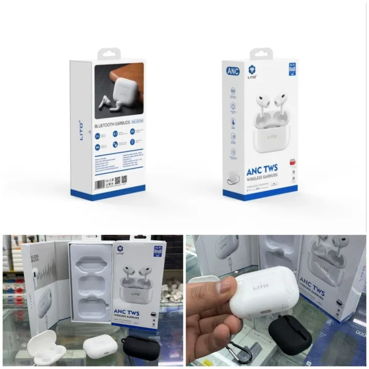New BRAND 🎊 LITO 🤍 Airpods Pro 2 ANC Buzzur Volume Extra Buds Airpod ...