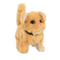 New Electric Pluh Cat Cognitive Ability Interactive Ability Fine Workmanhip Barking Walking Electric Cat Pluh Toy for Kid. 