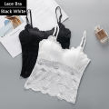 Bra Lace Bra camisole Padded Bra No wires Wrapped Chest. 