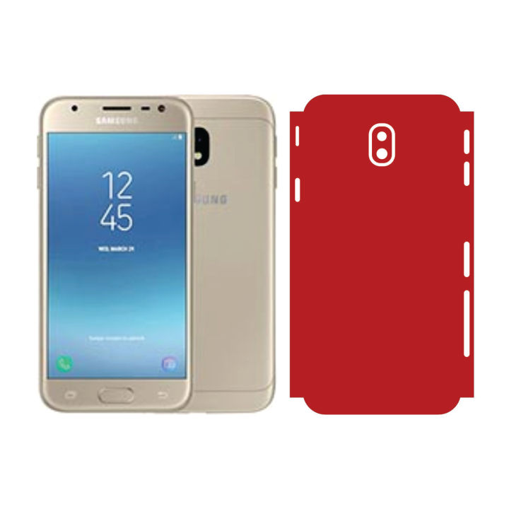 Samsung Galaxy J3 (2017) Back RHINO-0001 Red Sheet Anti-stain Wrap Cover