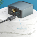 Digital Optical Fiber Coaxial Audio Converter TV SPDIF to 3.5mm Lotus Audio Digital to Analog Decoder Parts. 