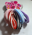 Pack of 5 Large Hair Ponian for Girls Colorful Hair Ties for women Hair Accessories Assorted Colors. 