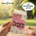 Pure o Fresh Pimple Patch (36 patches) + Rose Water Spray 120ml – Acne Care & Skin Hydration Bundle. 