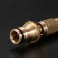 High Pressure Hose Nozzle Heavy Duty , Brass Water Hose Nozzles for Garden Hoses, Adjustable Function. 