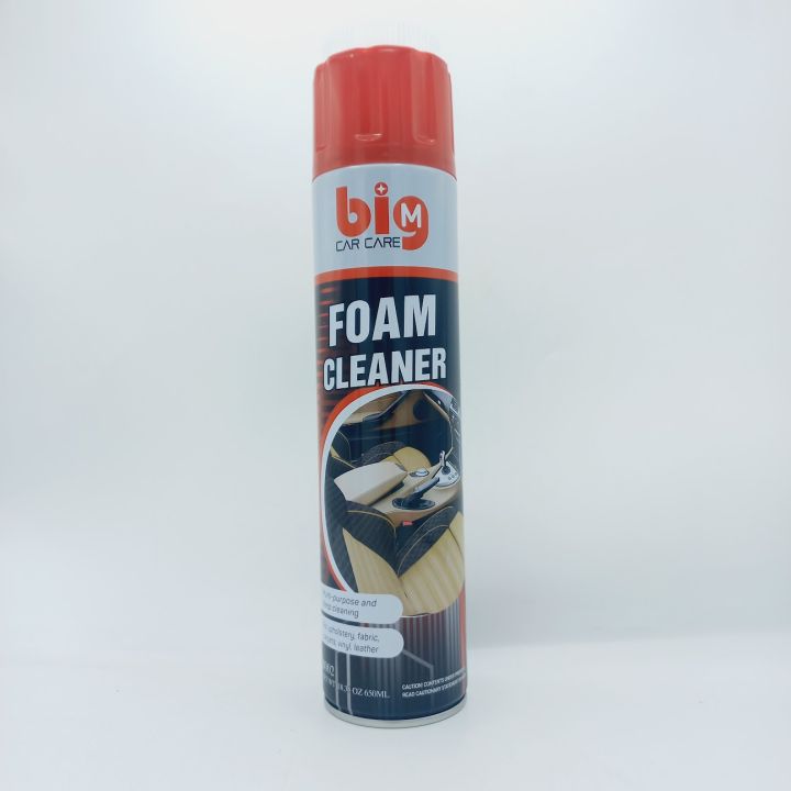BIG CAR CARE Foam cleaner 650ML For Upholstery, Fabric,  Carpet, Vinyl, Leather