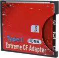 CF Adapter Reader for SD SDHC SDXC to CF Compact Flash Memory Card Type 1 Supports WiFi Card & Supports SD Card up to 128GB. 