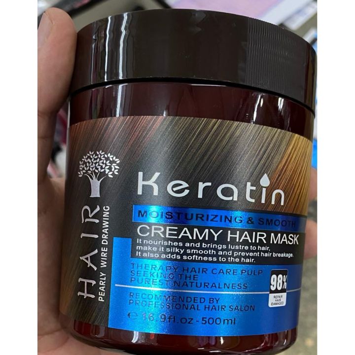 Keratin%20Hair%20Straightening%20Smoothing%20Creamy%20Hair%20Mask%20Treatment%20500ml%20-%20Image%206