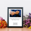8x10  inch customised happy Engagement anniversary photo frame. 