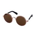 Round Funny For Small Dog Cat Decoration Lovely Reflection Sunglasses Pet Glasses Eye Wear Photos Props. 