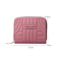 Fashion Embroidery Short Women's Wallet Zipper Clutch Bag Small Female Coin Purses Credit ID Card Holder Money Clip Case. 