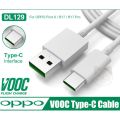 Original 100% Vooc fast Charging Cable Micro+Type C for Oppo f9, f11 and All Smartphones Vooc Flash Charge 7 Pin Data Sync Cable, A9 2020 R17 / R17 Pro (10V/5A) SUPER VOOC TYPE-C DATA CABLE 3.0 Life time Warranty. 