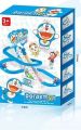 Doraemon Slide Toy Set | Stair Climbing Doraemon Race Track Set for Kids | Electronic Small Doraemon Slide Track Set Toy for Kids 5+ Years. 