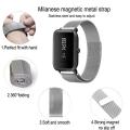 20mm Stailess Steel Magnetic Strap Watchband For Xiaomi Amazfit BIP, Galaxy Watch 42mm Smartwatch. 