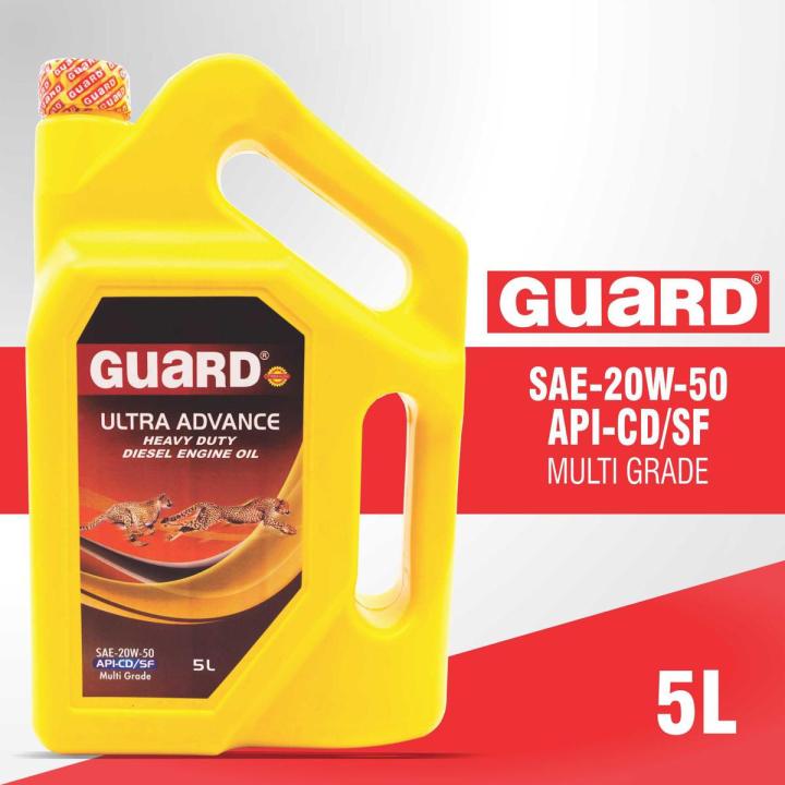 Ultra Advance 20-W50 (5 LTR) 5 Liter Car Diesel Engine Motor Oil Engine Oil Lubricant Mobil Oil