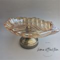 High Quality Imported Glass  Center Table Dish 13.5cm x 20 cm Fruit Tray Candy Dish Serving Tray Wedding Centerpiece Home Party Table Decoration Gift Home Attraction. 