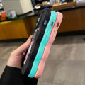 AMORVOR for Infinix Hot 8 Hot 8 Pro Back Cover Lovely Girl Pattern Luxury Phone Case Macaron Wave Soft Silicone Mobile Cover. 