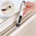 Multi-function window slot brush with dustpan screen keyboard drawer wardrobe corner gap Dust removal cleaning brush. 
