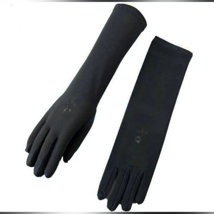 Ladies%20gloves%20black/woman%20cotton%20muslim%20hijab%20hand%20gloves,%20sun%20protecting%20gloves%20hijab%20gloves%20-%20Image%202