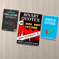 Pack Of 3 Trading Book - Binary Quotex Trading Book25 Sure Shot Pattern - Price Action Pattern Book - Simple Candlestick Pattern Book In English - All Market Traders - Combo Deal. 
