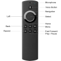 New PE59CV Spare Parts Accessories Voice Remote Control (2Nd GEN) Fit for Fire TV Devices, TV-Cube (2Nd Gen), TV Stick (2Nd Gen),Etc. 