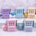 Sanrio Casino Game Console Anime KeyChain Melody Kuromi Cinnamoroll Cute Fashion Simulation Machine Keychain Kawaii Toy Gift. 
