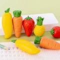 Large Size Mango Strawberry Fruit Eraser Student Rubber Erase Tools Stationery. 