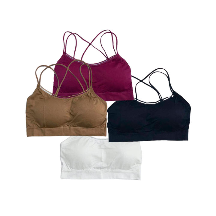 Air Bra For Women With Soft Pad Free size - Adjustable Seamless Bras Plus-Size Crop Tops Non-Wired Bra For Women & Girls, Free Size