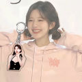 [ New ] Zhao Lusi Acrylic Keychain Peripheral Double-Sided Support Fans Girl Heart Girlfriends Classmates Schoolbag Pendant Pendant. 