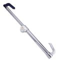 Pedal Lock Anti Theft Double Hook Clutch Brake Lock Steering Wheel Locks for Cars (Chrome Body). 