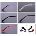flgo* Soft Silicone Anti Slip Eyeglasses Glasses Temple Tips Accessories Square Hole. 