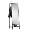Customized Mirror Stand With inside Hanger Storage | Customizer Standee Mirror | Bedroom Furniture | May require Few days. 