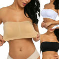 Girls New Style Seamless Strapless Bra Free Size Bra Multicolor Without Wires and Hooks. 