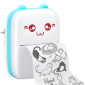 Imoported Original C9 Mini Thermal Inkless Printer — Portable Bluetooth & USB-Rechargeable Photo Printer for Mobile | Wireless Bluetooth Thermal Printer for Photos, Labels & Notes. 