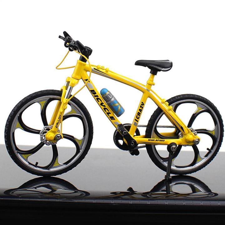 Topsky Mini Finger Mountain Bike，Extreme Sports Bicycle Model Metal Simulation Bike Toys，Cool Boy Creative Game Toy Set Collections，Decoration Crafts for Home