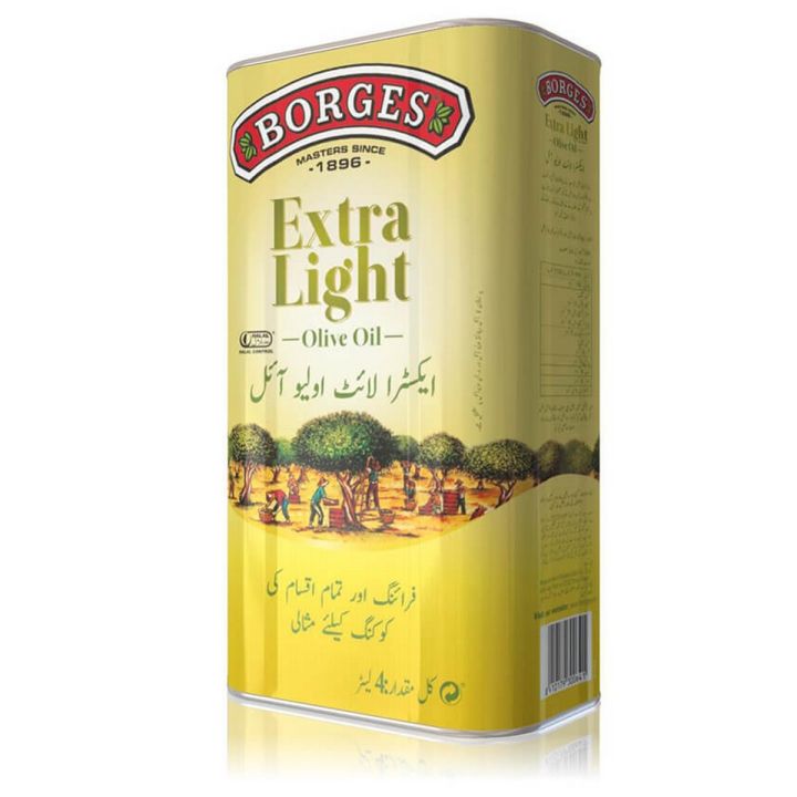 BORGES - Extra Light Olive Oil - 4 ltr