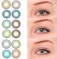 Soft Lens for Comfortable and Natural Eye Enhancement Lenses for Girls / Color lens Eye Contact Lenses With Container plus free water kit / disposable lenses / lense, eye lense / color lense / eye lenses for girls. 