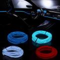 dashboard glow light EL wire purple. 