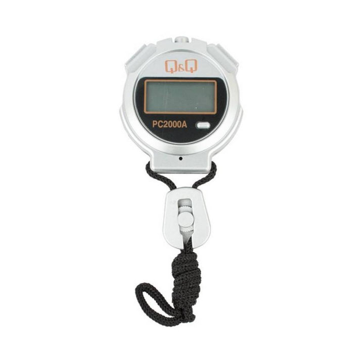 Digital Handheld Multi-Function Sports Stop watch Timer - Silver