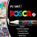 Uni Posca Paint Markers Set Full Colors Range PC-1M PC-3M PC-5M Acrylic Marker Pens Art Painting Graffitti Marking Drawing Tool. 