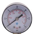 Water Manometer-1 x Pressure Gauge-Black + Gold + White. 