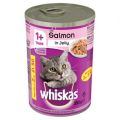 Whiskas Salmon Tin 390gm. 