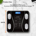Smart Digital Body Weight Scale 180KG Bluetooth Electronic Weighing Scale with App Sync for Household Use - Accurate Body Fat & BMI Measurement, Bathroom Balance Scale. 