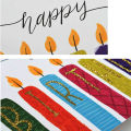 Happy Birthday Greeting Cards With Envelope, Best Wishes Colorful Printed & Glitter Gift Card Collection For Wishing Family Friends Teachers Children Kids Boy & Girls Born Day Celebration Gifts Envelopes Greetcards, Beautiful Birth Day Greetingcard. 