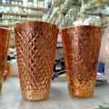 Modern Glass Copper for use (hygienic) Made in 1 piece (No joint) / Handicraft / Vip's Creation. 