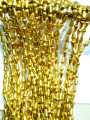 Golden and Silver Drop Plastic Beads for DIY Crafts - 3 Strings - Ideal for DIY Jewelry Making, Jewelry, Dress Accessories, Crafts, and Home Decor.. 
