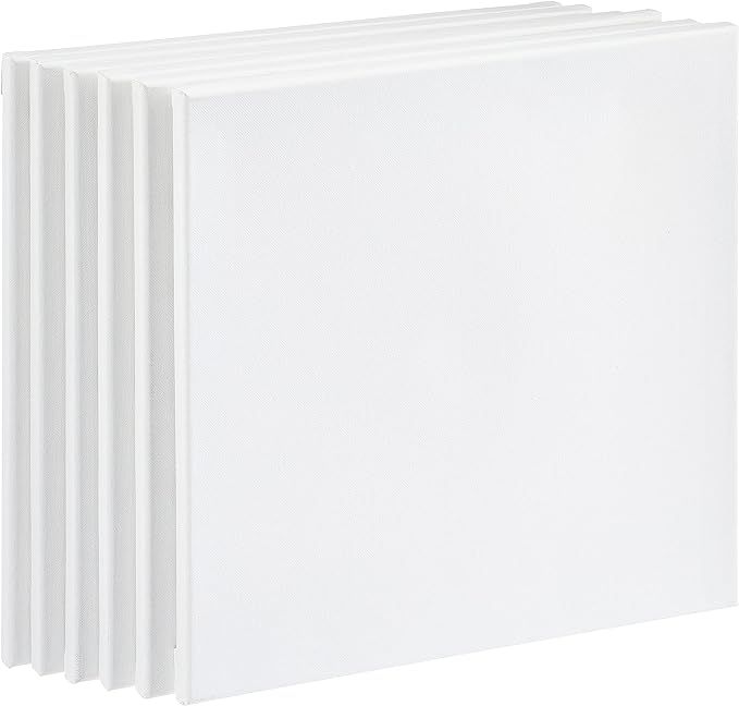 2 Pcs 8x8 Inches Canvas Boards for Painting - Perfect for Artists, Kids, and Hobbyists, Blank Canvas Panels for Acrylics, Oils, and Watercolors